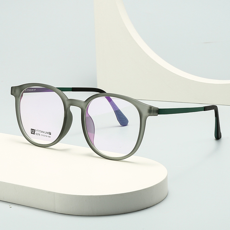 New ultra-light rubber titanium TR90 optical glasses